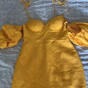 Significant Other - yellow mini dress size US 2/AUS 6